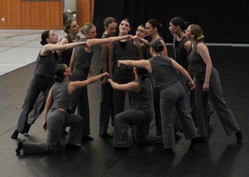 Die JMC-Formation "Devotion" vom TSC Brühl des Brühler TV 1879 e. V. ertanzte sich bei ihrem Heimturnier den 3, Platz